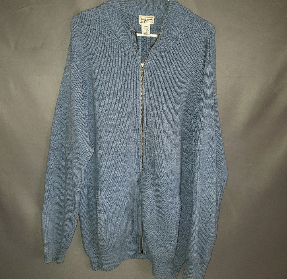 L.L. BEAN SWEATER JACKET - Picture 3 of 3